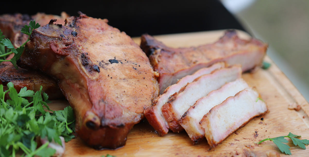 Smoked Bone-In Pork Chops